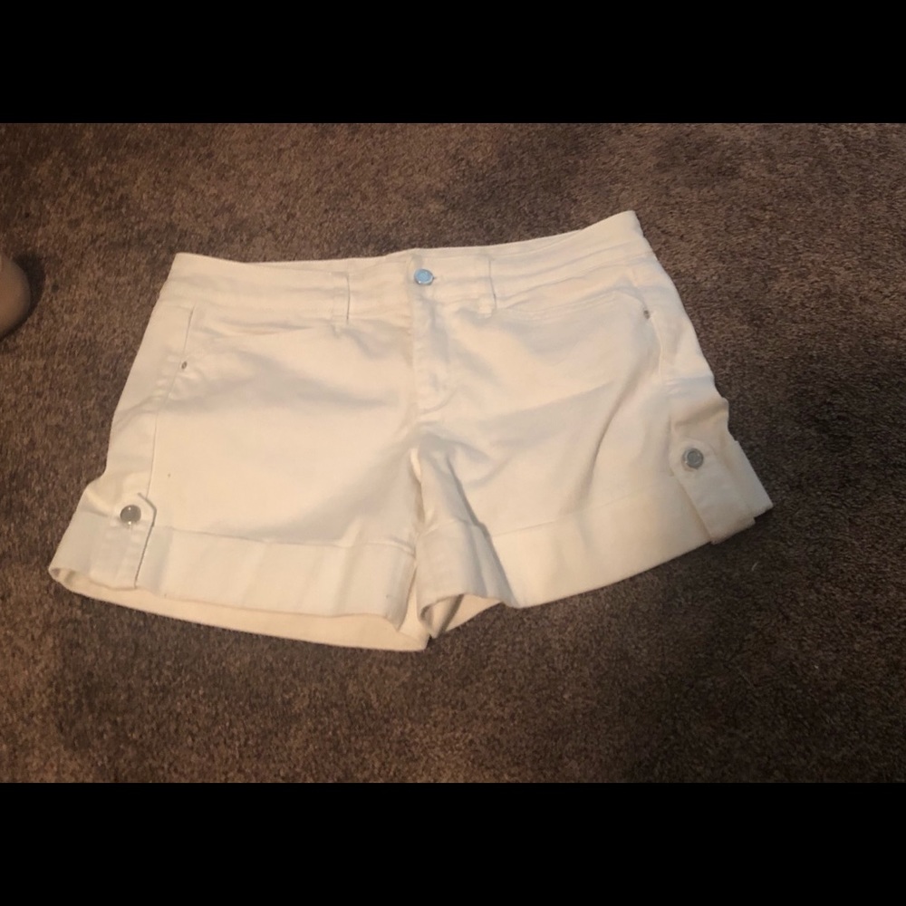 WHBM white shorts
